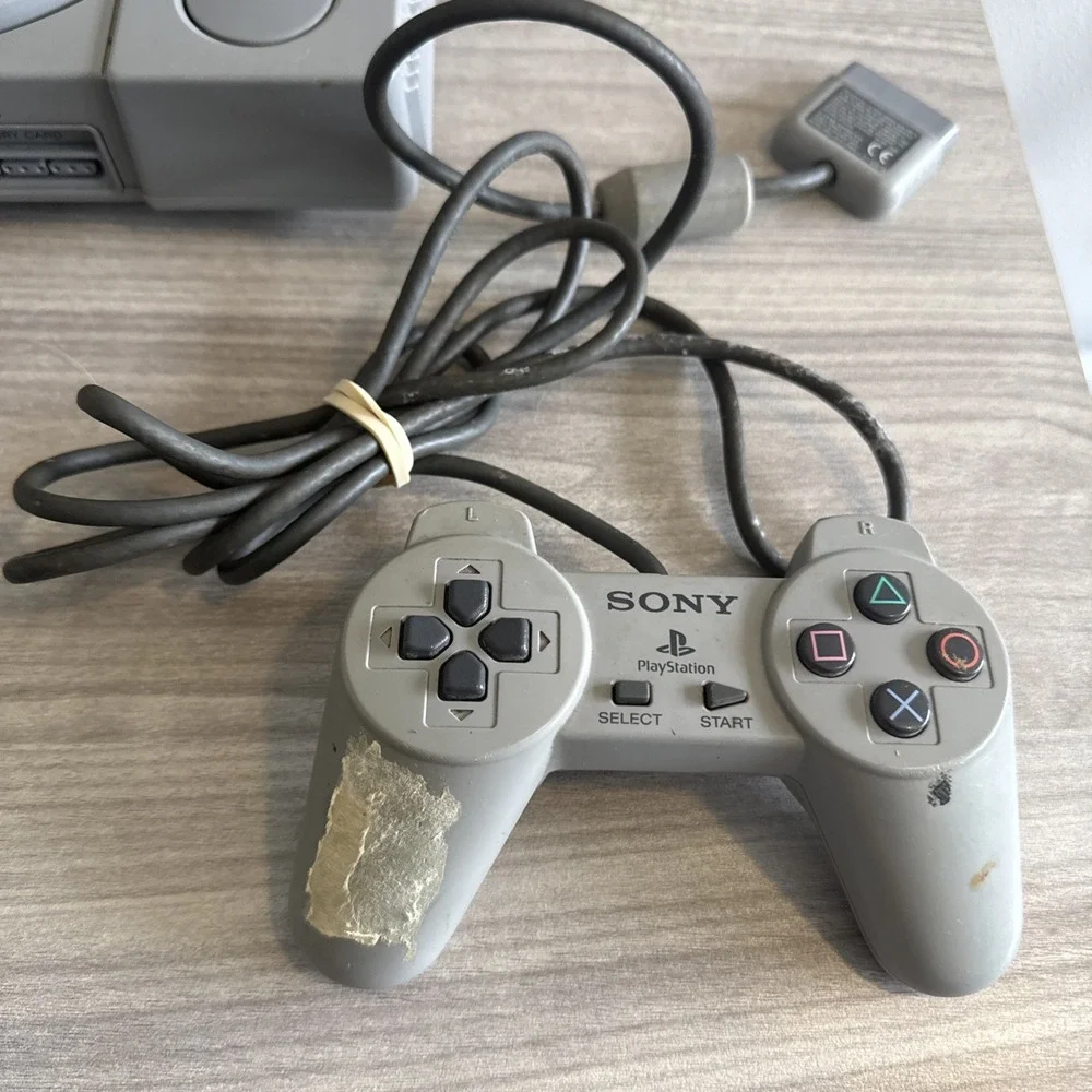 Sony PlayStation 1 SCPH-1002 Audiophile Console Bundle PS1 Lot Tested Working